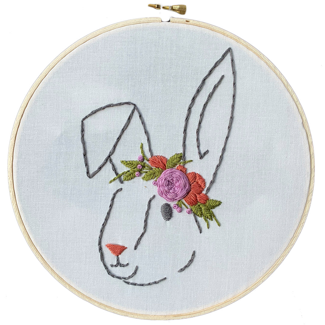Flower Crown Rabbit - Digital Project
