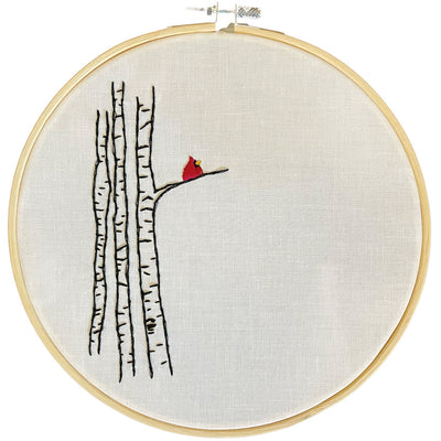 Birch Tree Cardinal - Digital Project