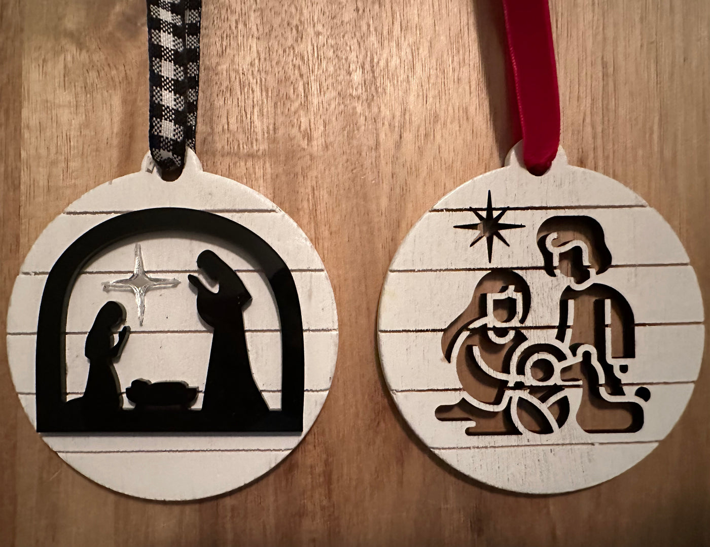 Away in a Manger Christmas Nativity Ornament